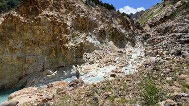伊藤新道とワリモ沢と野湯