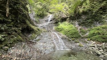マスキ嵐沢　初めての沢登りにおすすめの一本　駐車場も近い