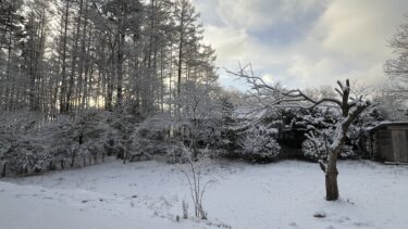 安曇野に移住して、初めての冬